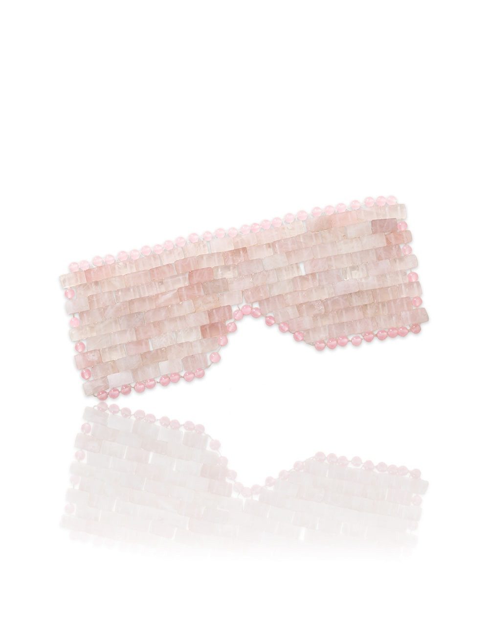 ROSE QUARTZ EYE MASK:  Antifaz de cuarzo rosado