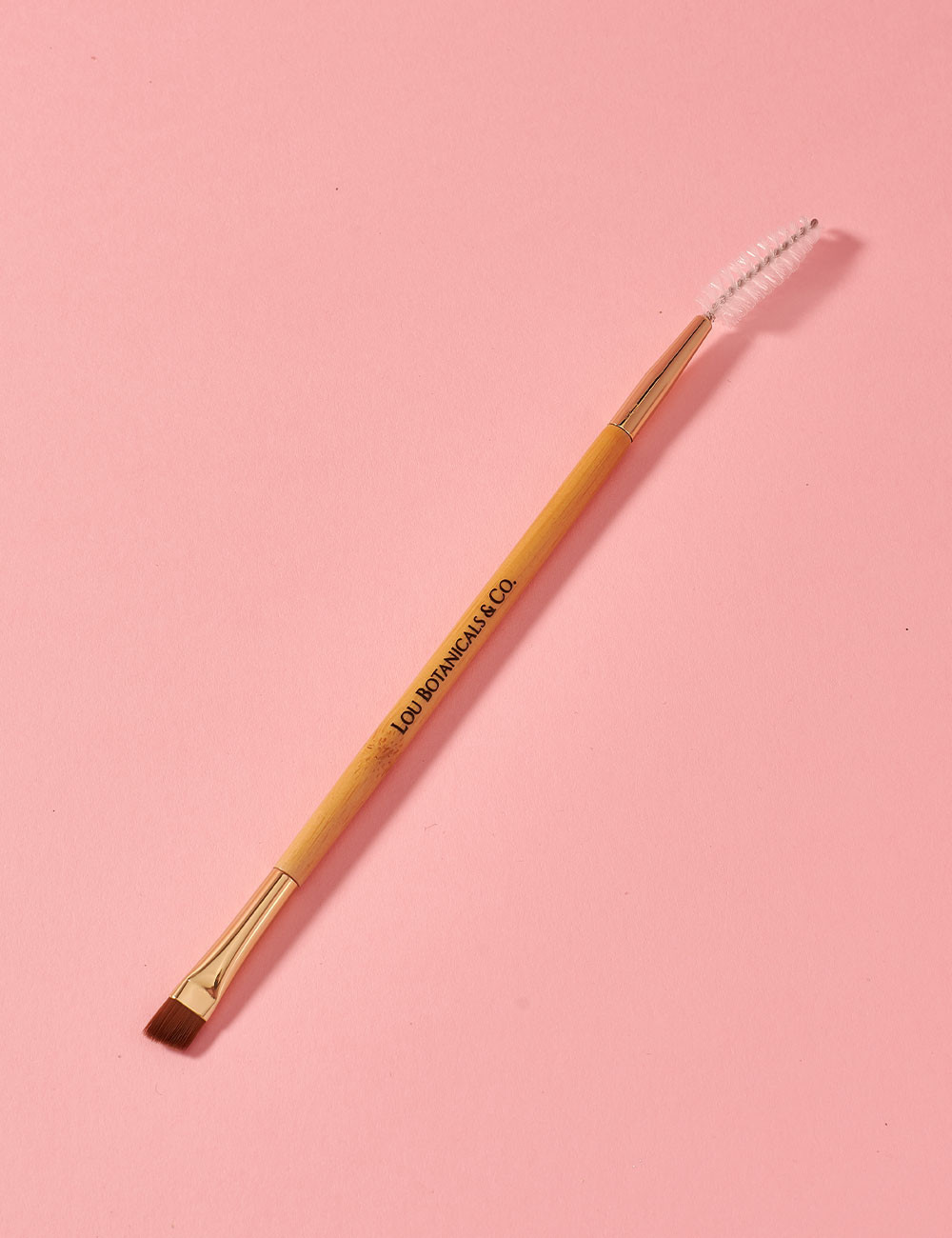 BROCHA PARA CEJAS dual de bambú