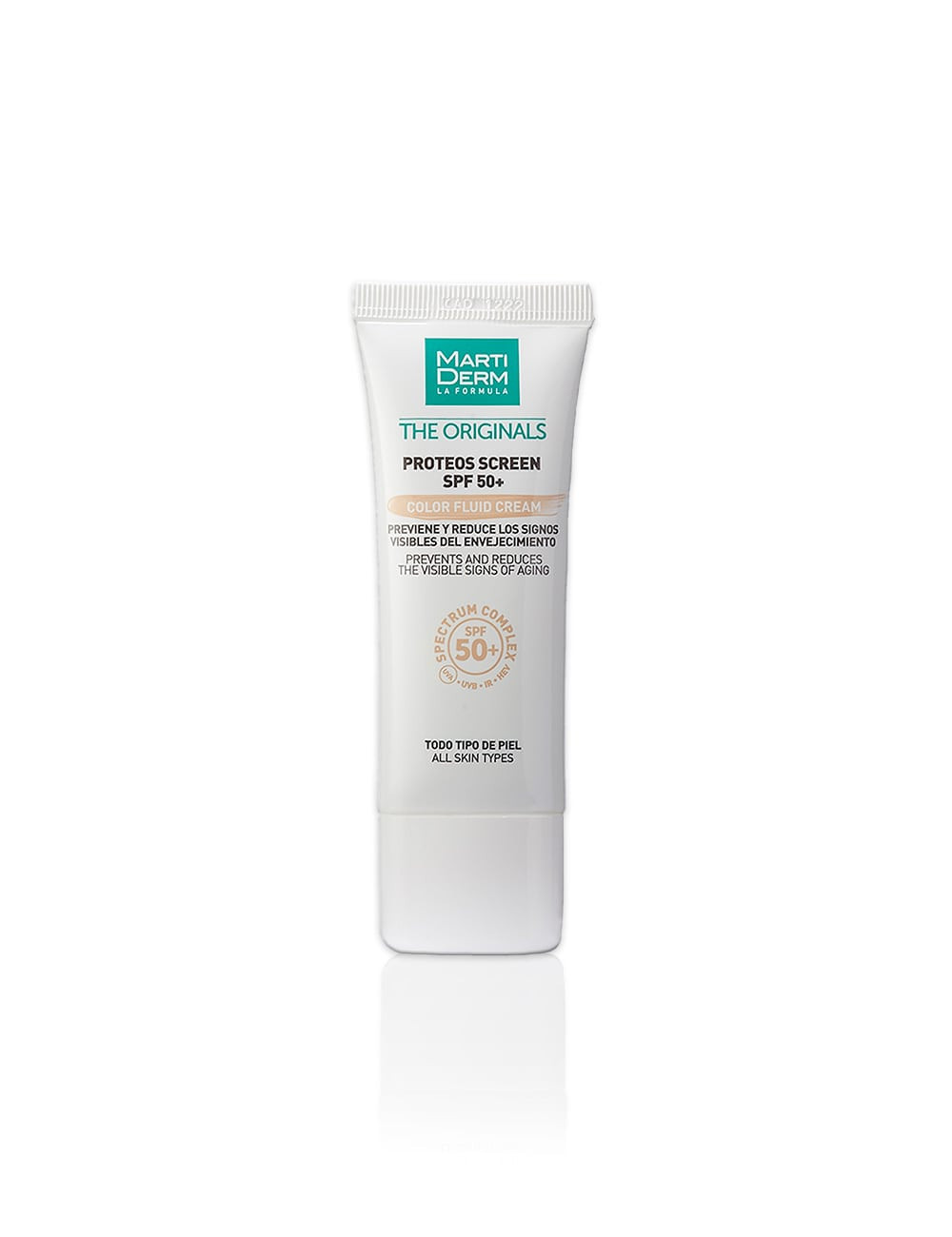MARTIDERM - PROTECTOR SOLAR Proteos Screen spf 50+ color fluid cream  40ml