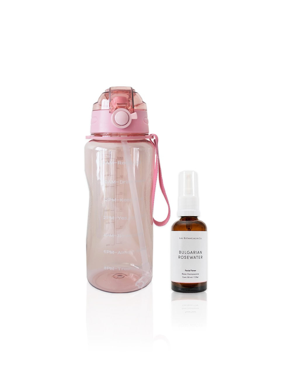 DESCONTINUADO PACK THE KIND WATER BOTTLE + BULGARIAN ROSE WATER 50ml