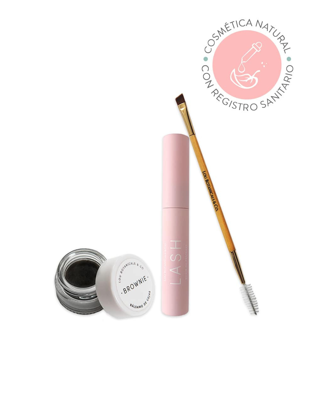 PACK MIRADA HERMOSA: Lash, Brownie y Brocha para Cejas