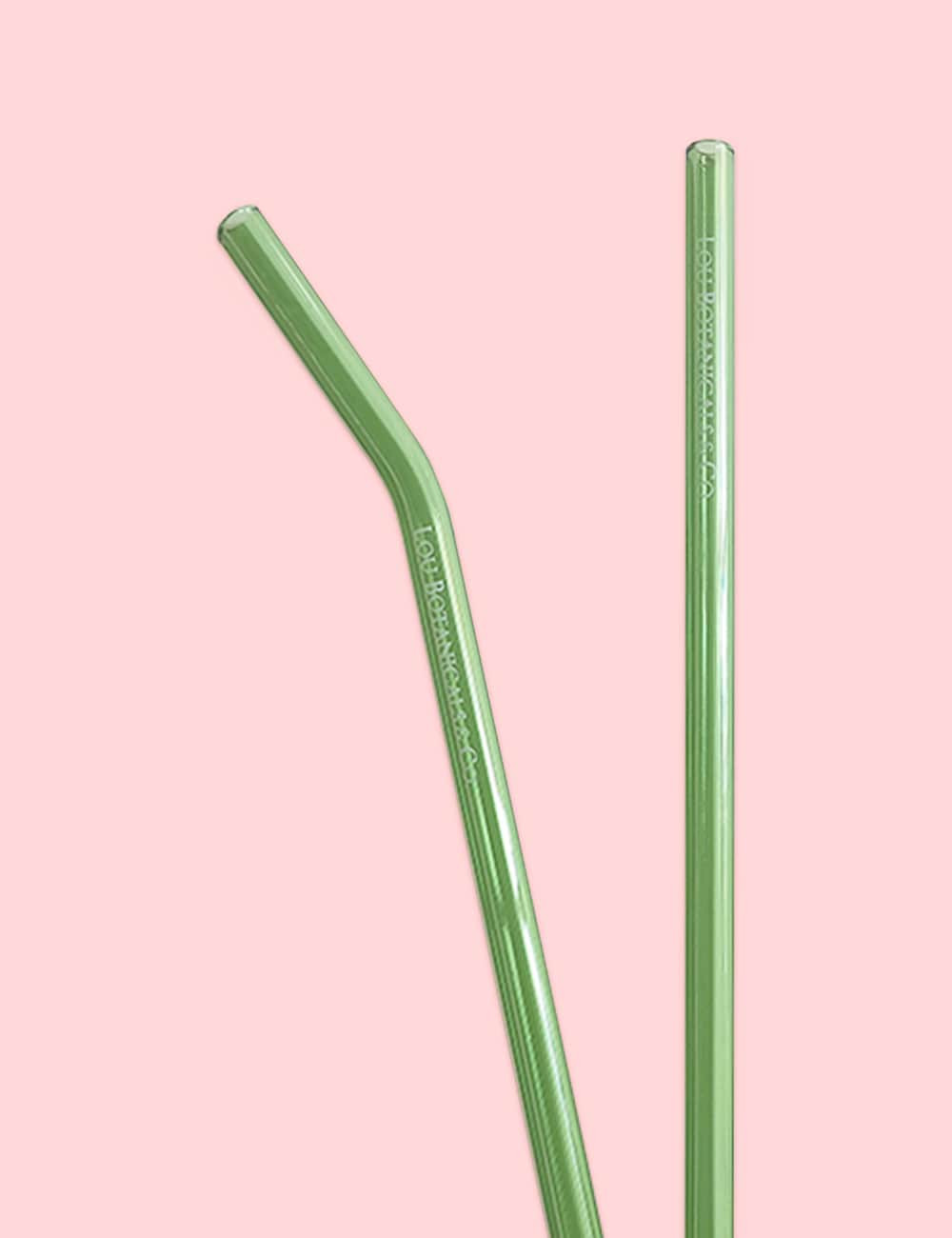 CAÑITA REUTILIZABLE DE VIDRIO Verde