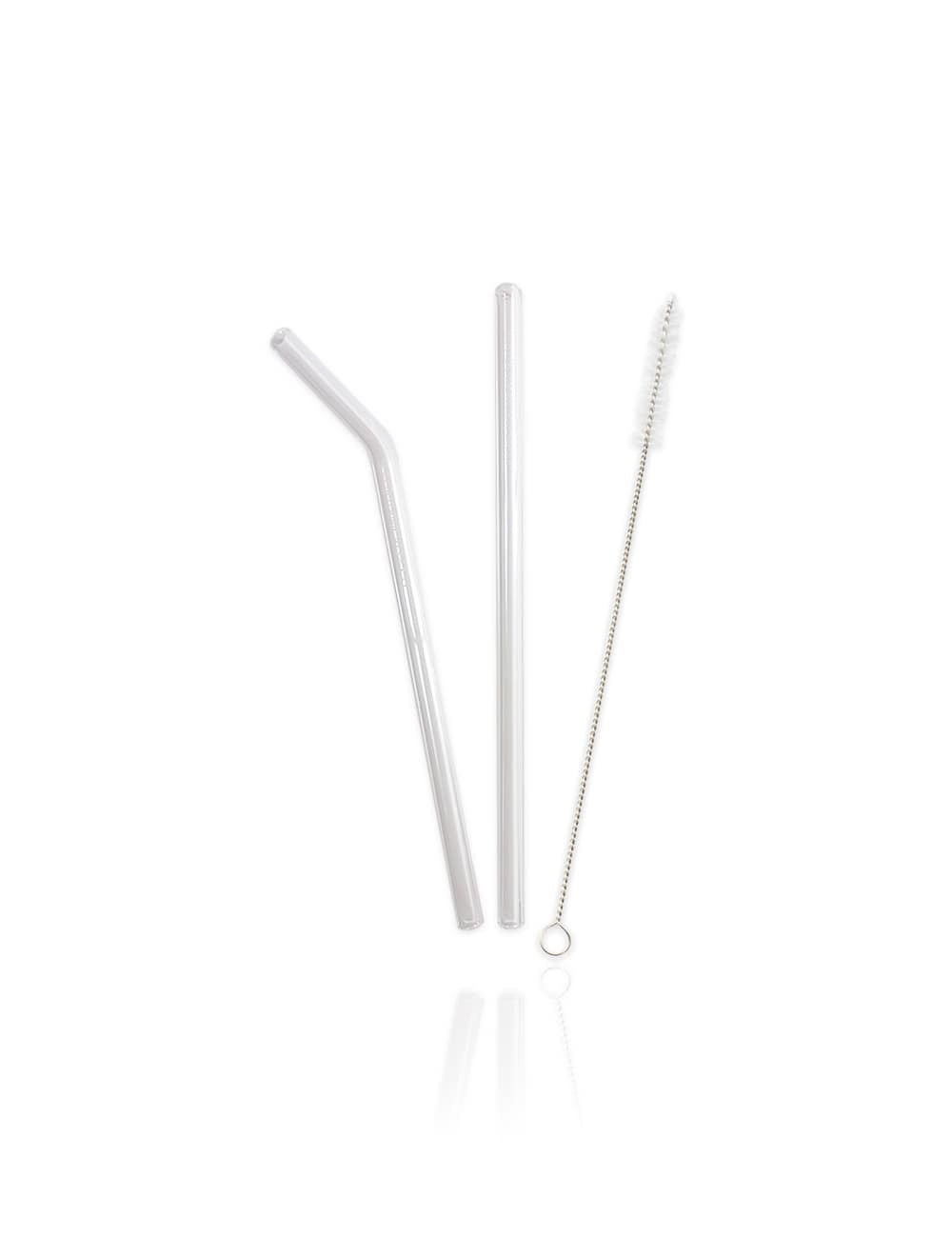 CAÑITA REUTILIZABLE DE VIDRIO Transparente