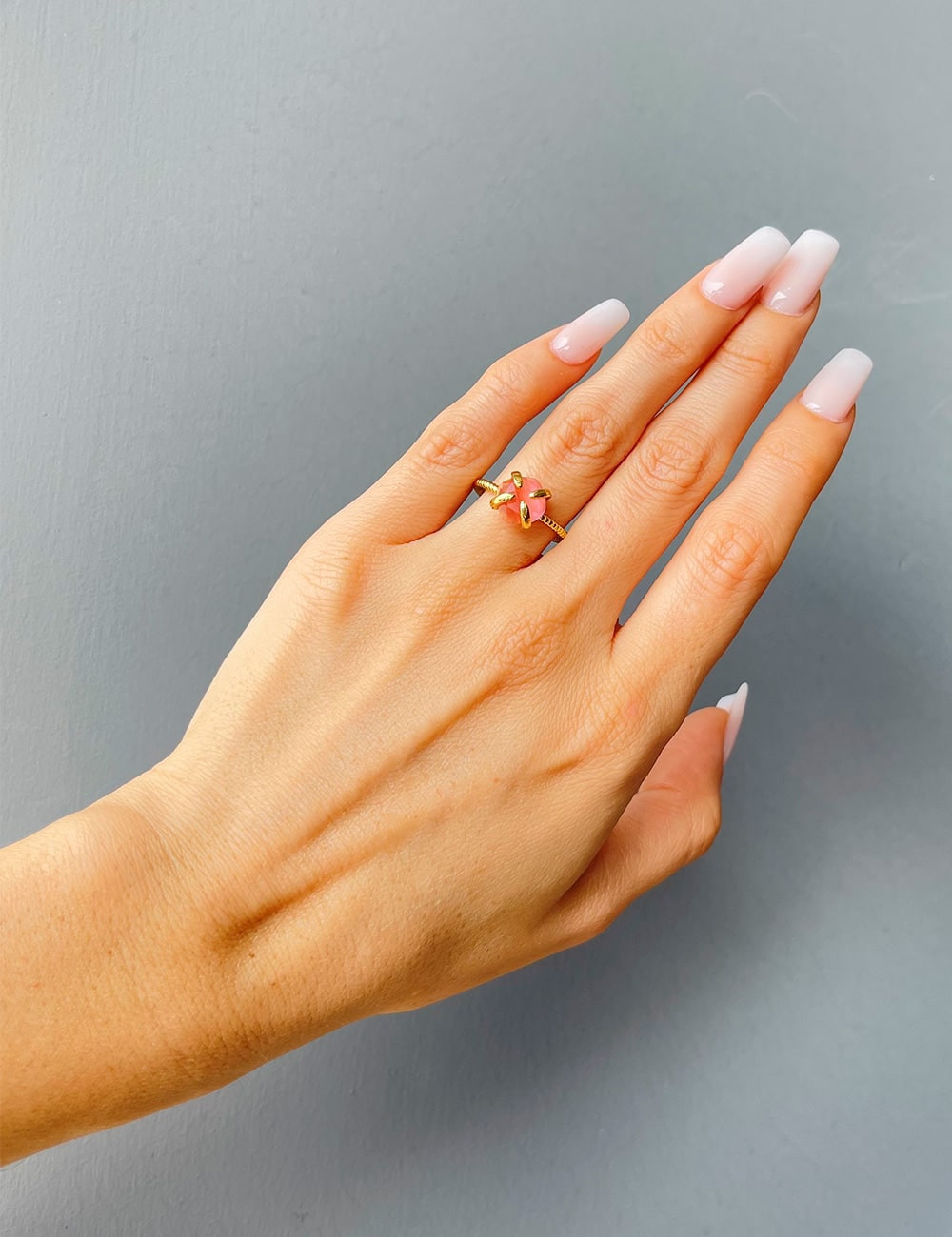 DESCONTINUADO ANILLO CHERRY QUARTZ