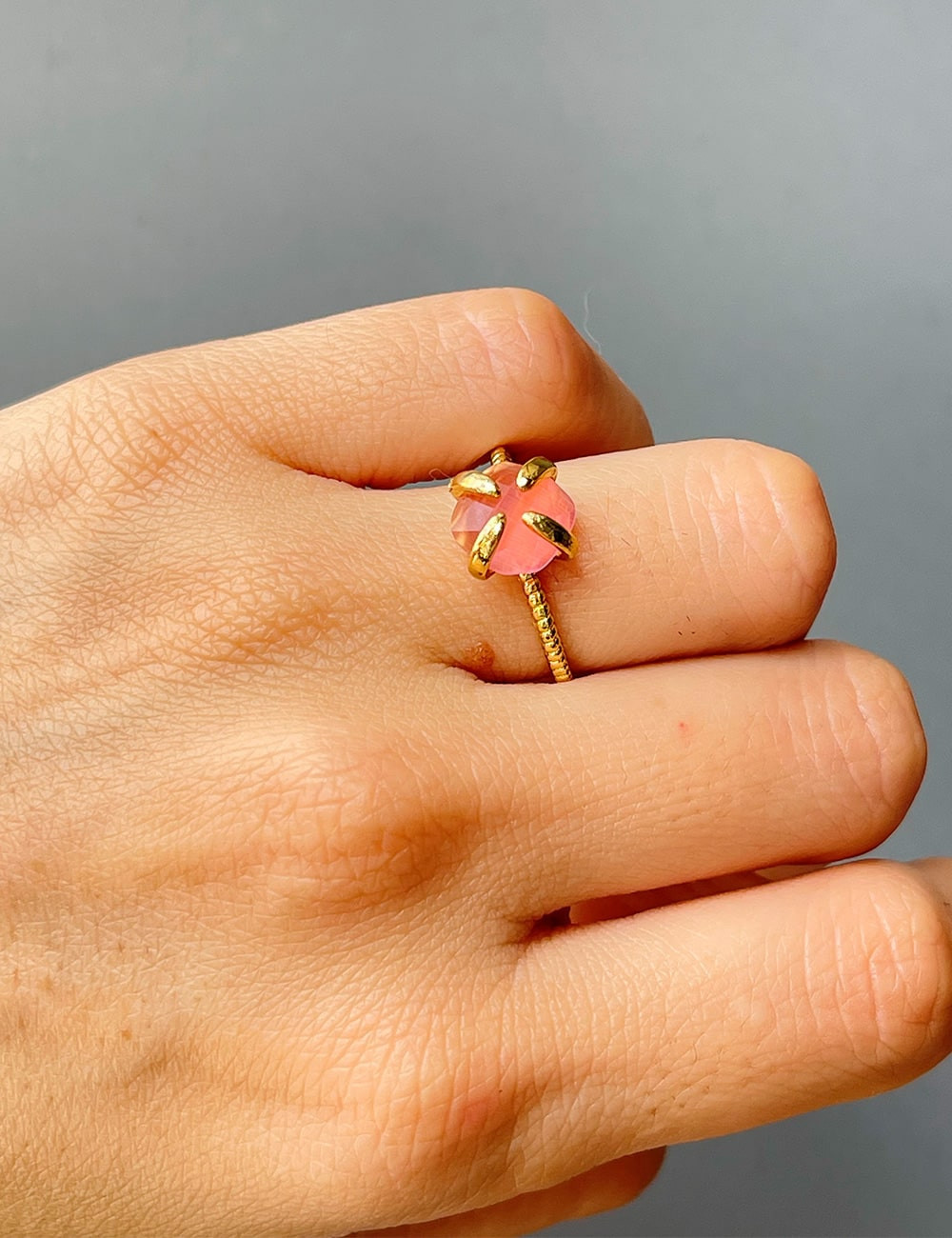 DESCONTINUADO ANILLO CHERRY QUARTZ