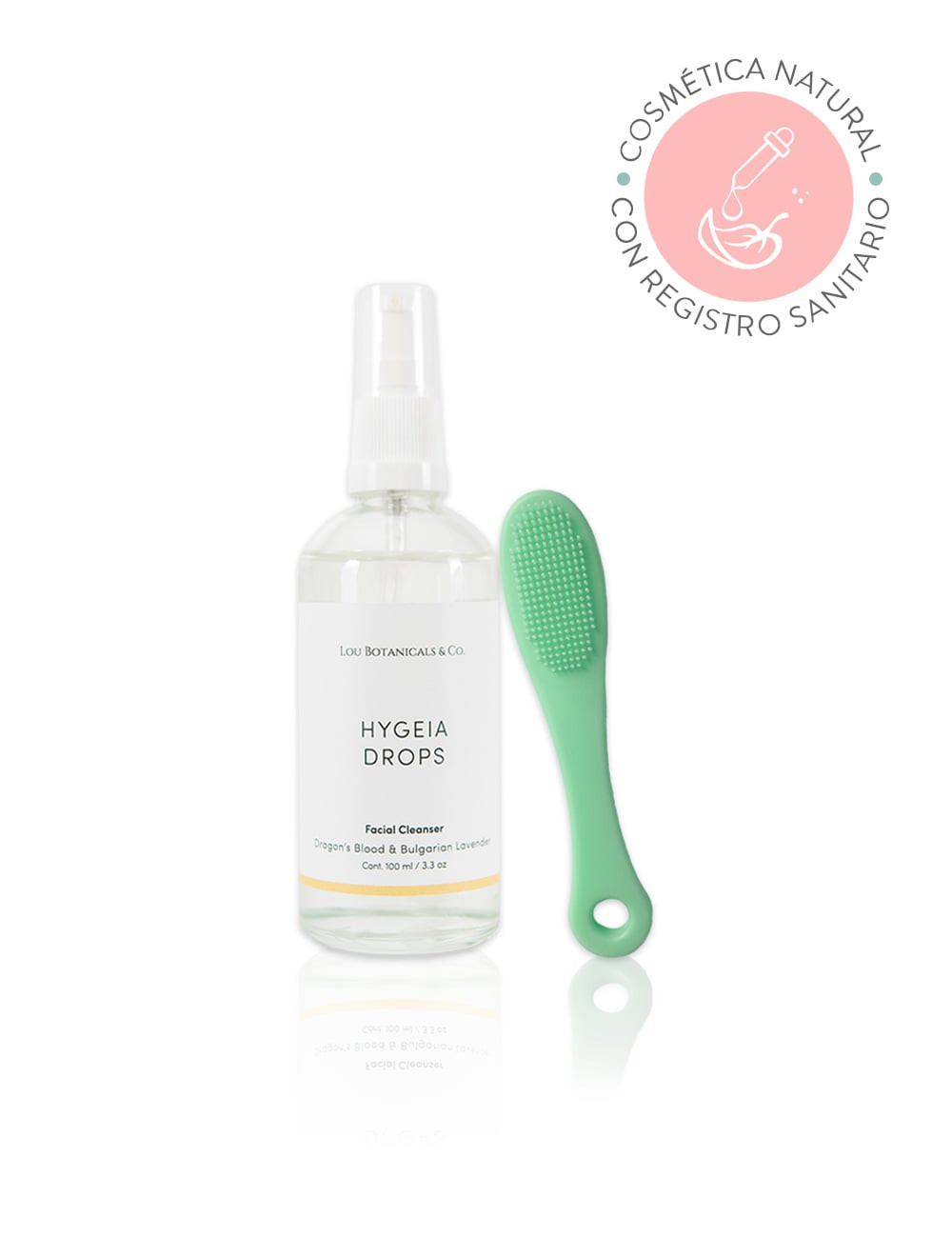 PACK HYGEIA DROPS 100ml + FINGERCITO exfoliador facial color menta