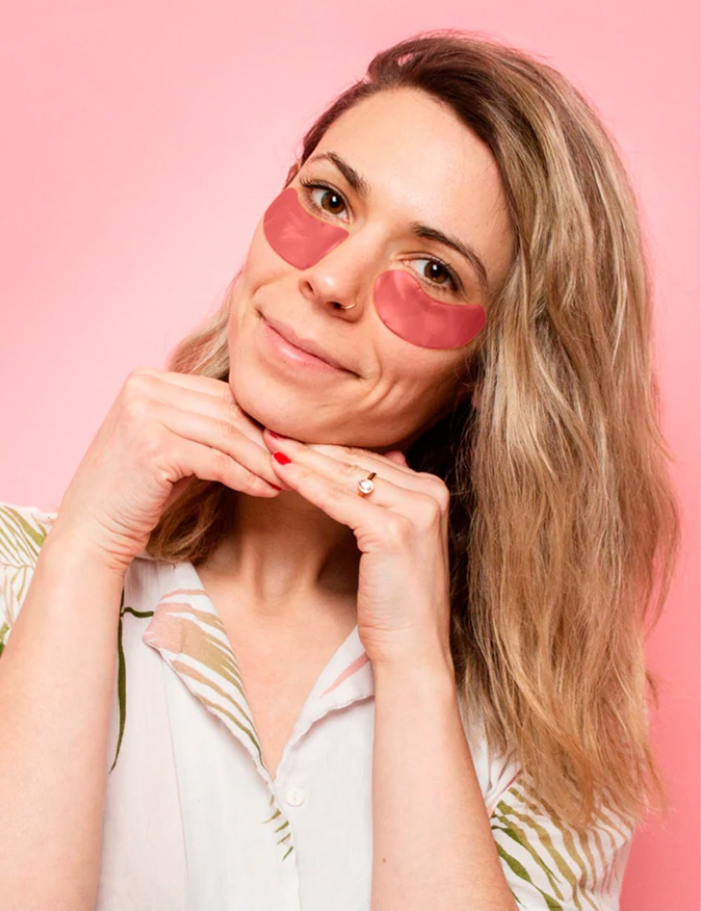 DESCONTINUADO PARCHES PARA CONTORNO DE OJOS Rosados Grace & Stella