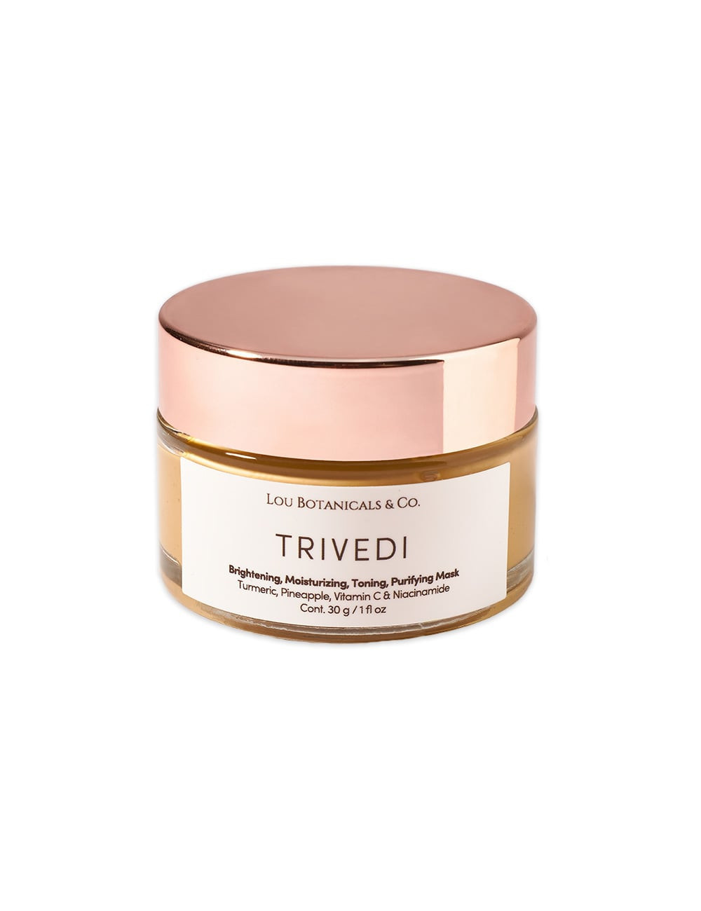 TRIVEDI Mascarilla Exfoliante facial para piel grasa o mixta 30g