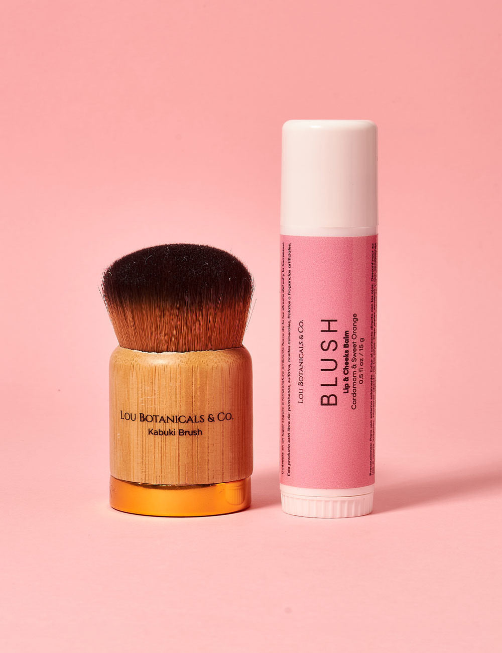 PACK CHAPITAS: Brocha de bambú y rubor natural multipropósito Blush