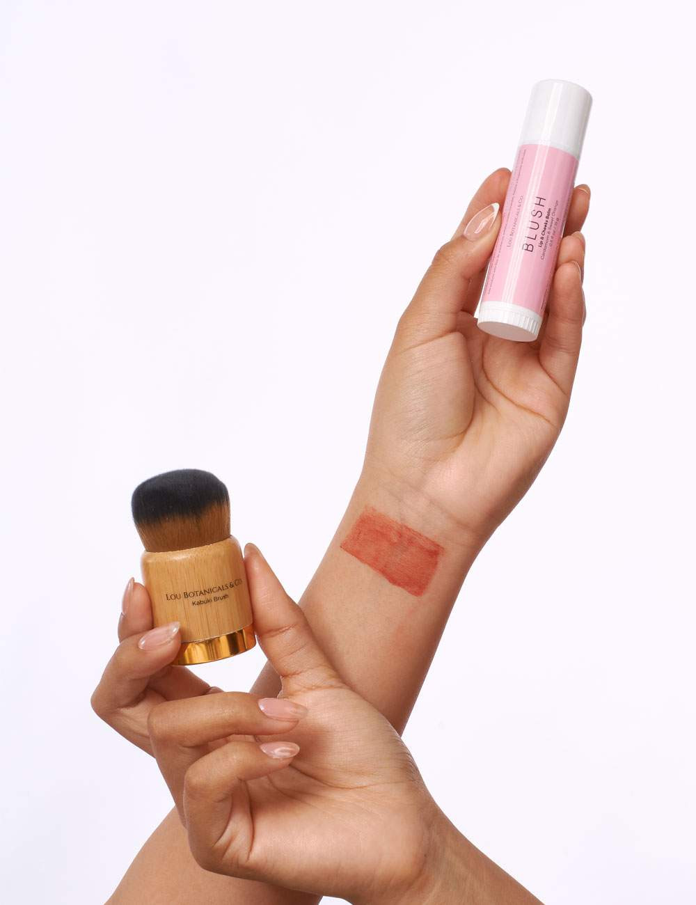 PACK CHAPITAS: Brocha de bambú y rubor natural multipropósito Blush