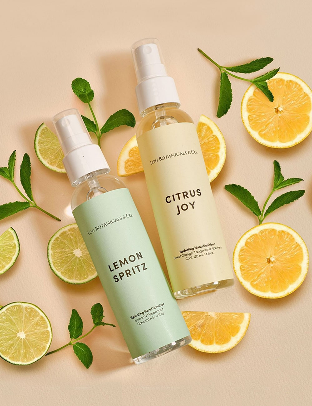 PACK LEMON SPRITZ Y CITRUS JOY Sprays desinfectantes de manos