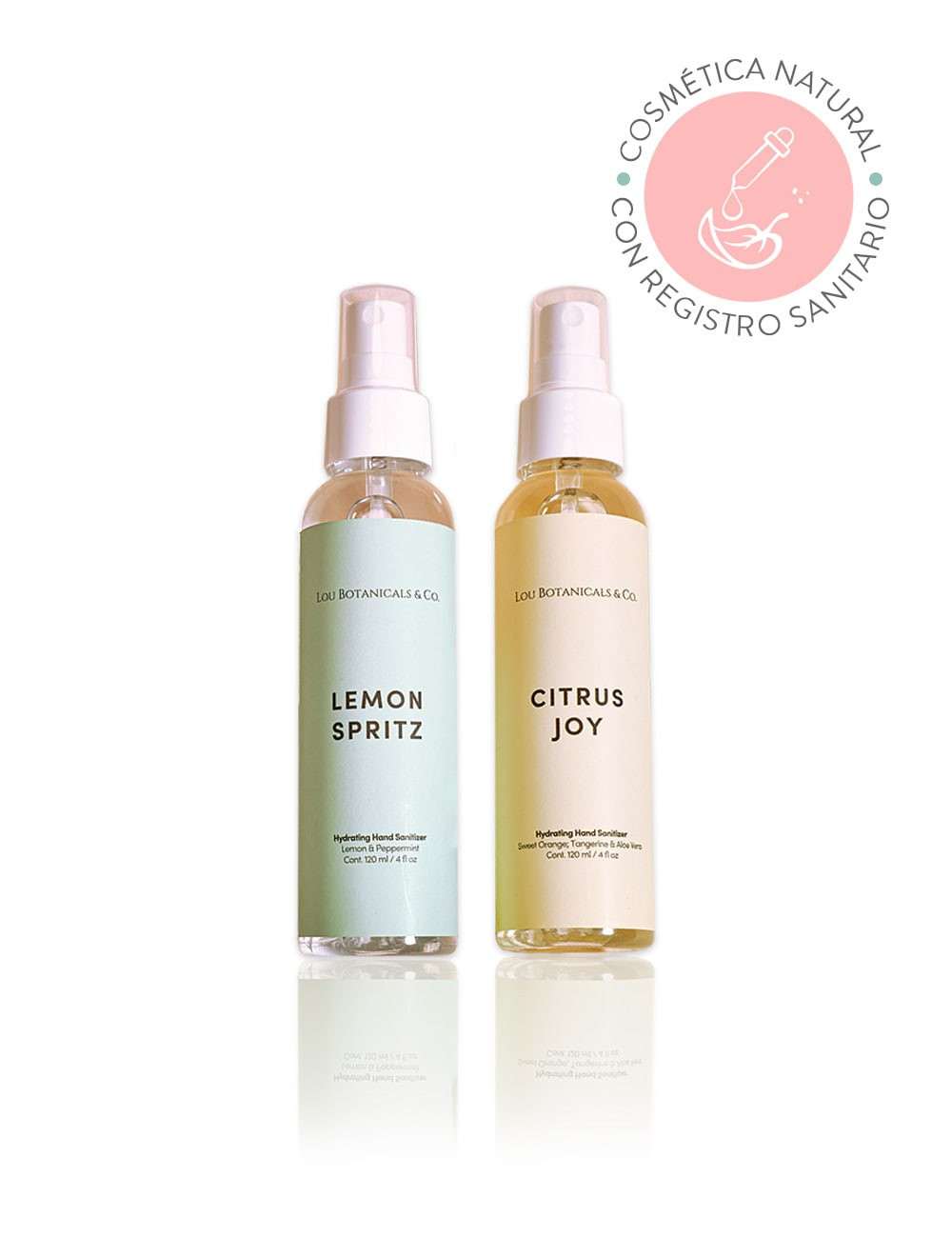 PACK LEMON SPRITZ Y CITRUS JOY Sprays desinfectantes de manos