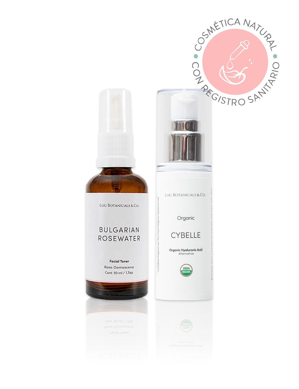 PACK BULGARIAN ROSE WATER 50ml y CYBELLE