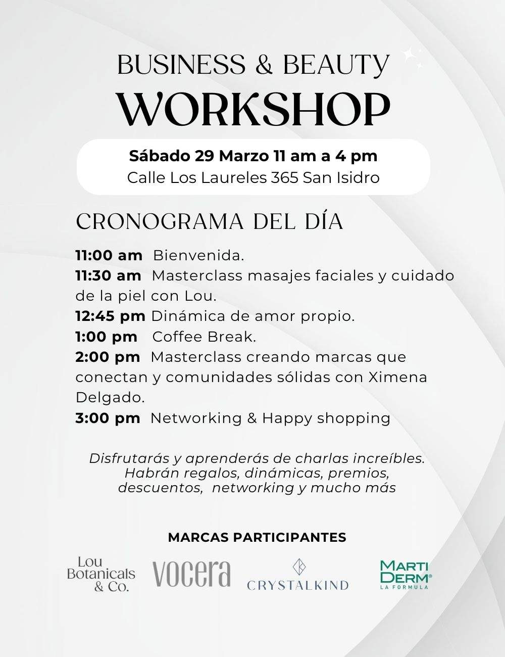 BUSINESS & BEAUTY WORKSHOP