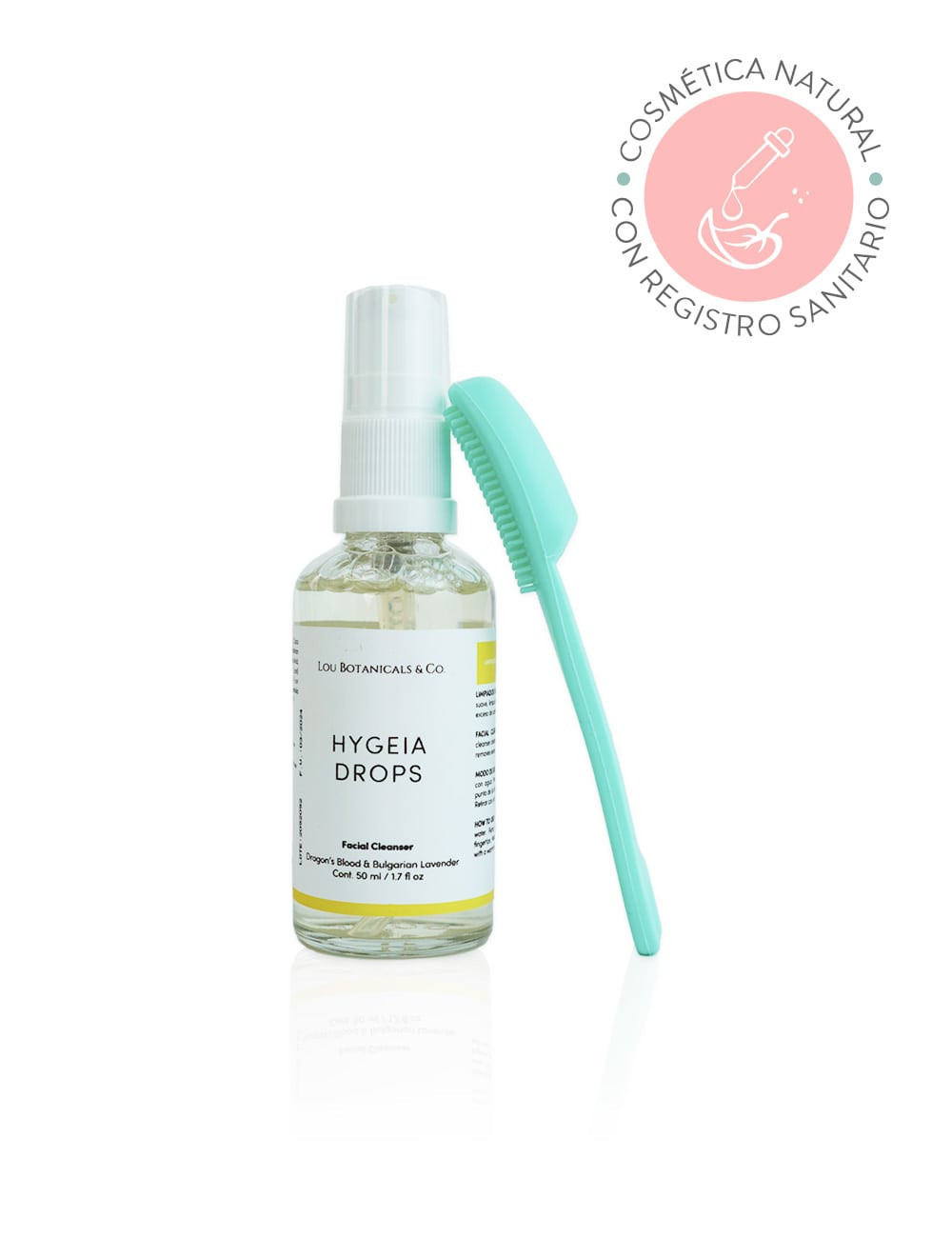 PACK HYGEIA DROPS  50ml + FINGERCITO exfoliador facial color menta