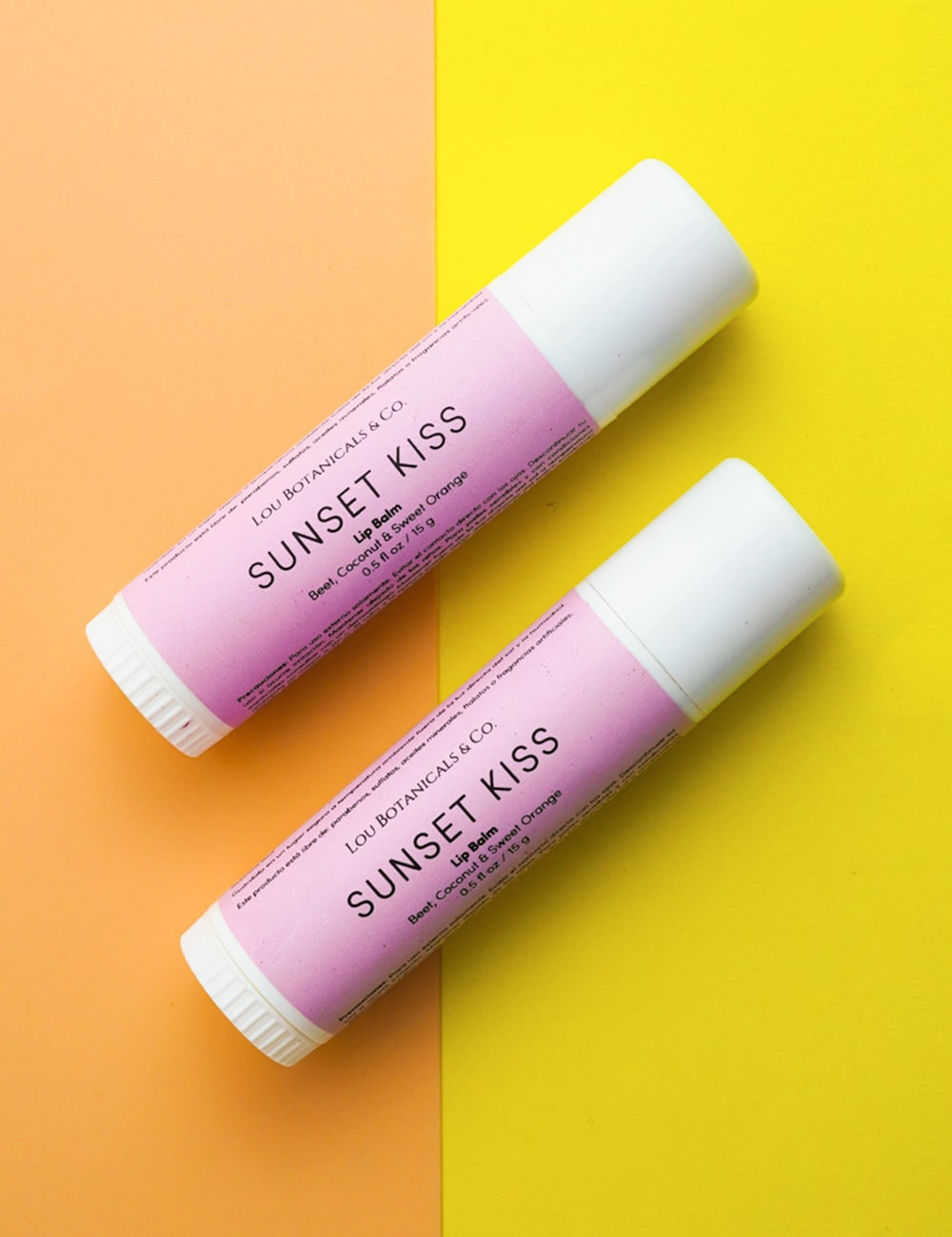 SUNSET KISS Bálsamo para humectar labios con color 15g