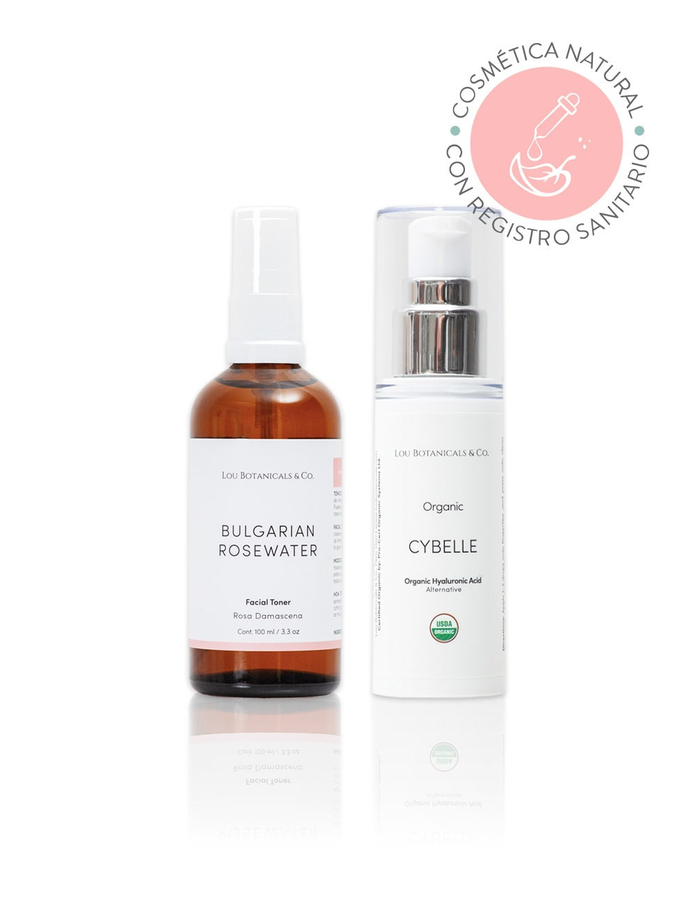 PACK BULGARIAN ROSE WATER 100ml y CYBELLE