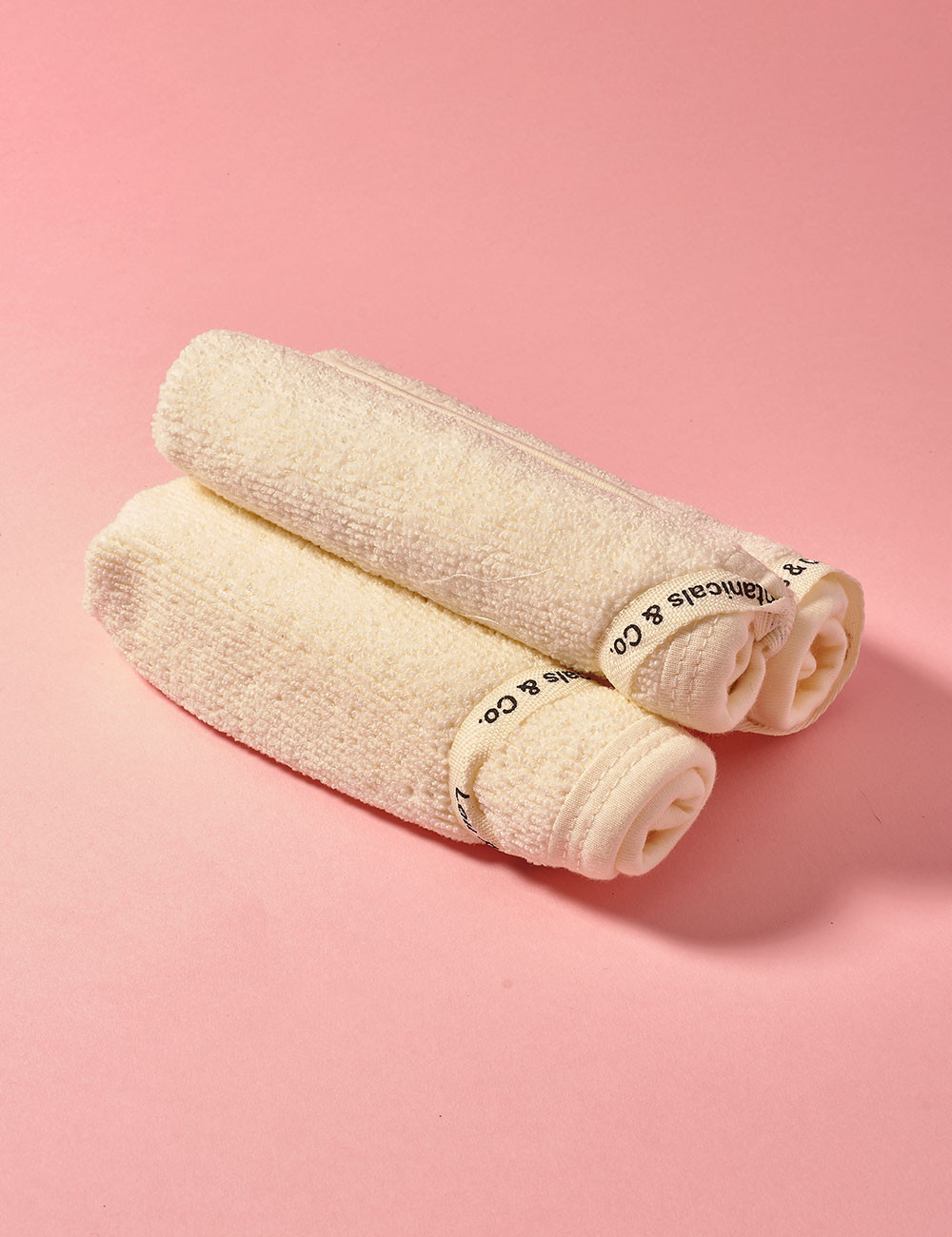 3 TOALLAS DE ALGODÓN PIMA PERUANO para limpieza facial