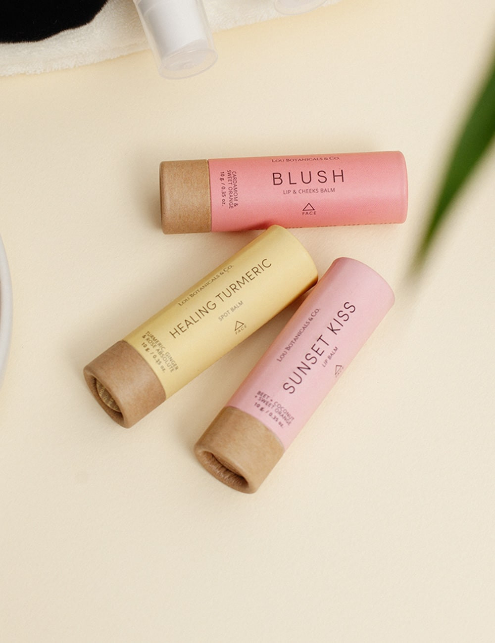 PACK BÁLSAMOS: Blush, Sunset Kiss y Healing Turmeric