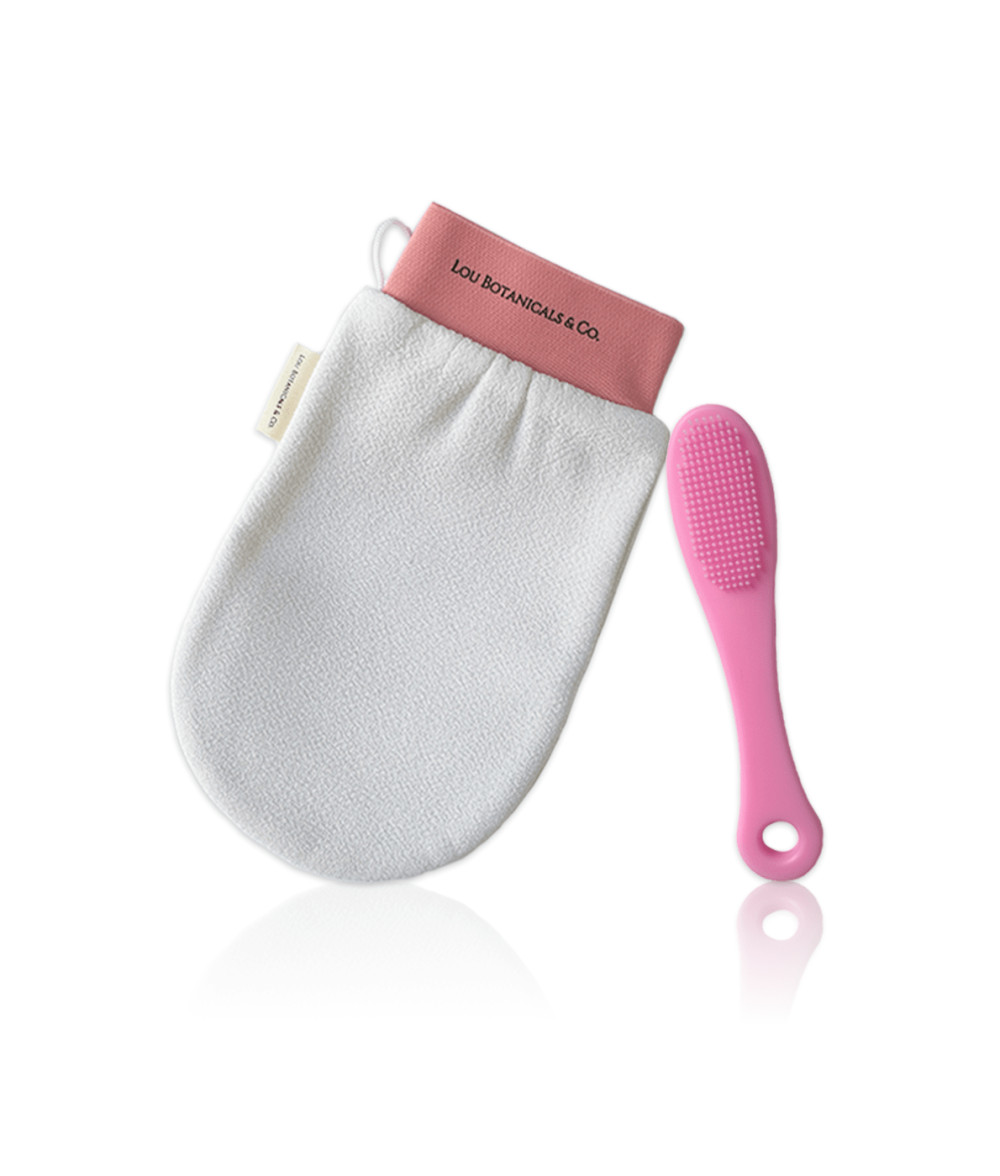 DESCONTINUADO PACK GUANTE EXFOLIANTE CORPORAL + FINGERCITO dedo exfoliante facial