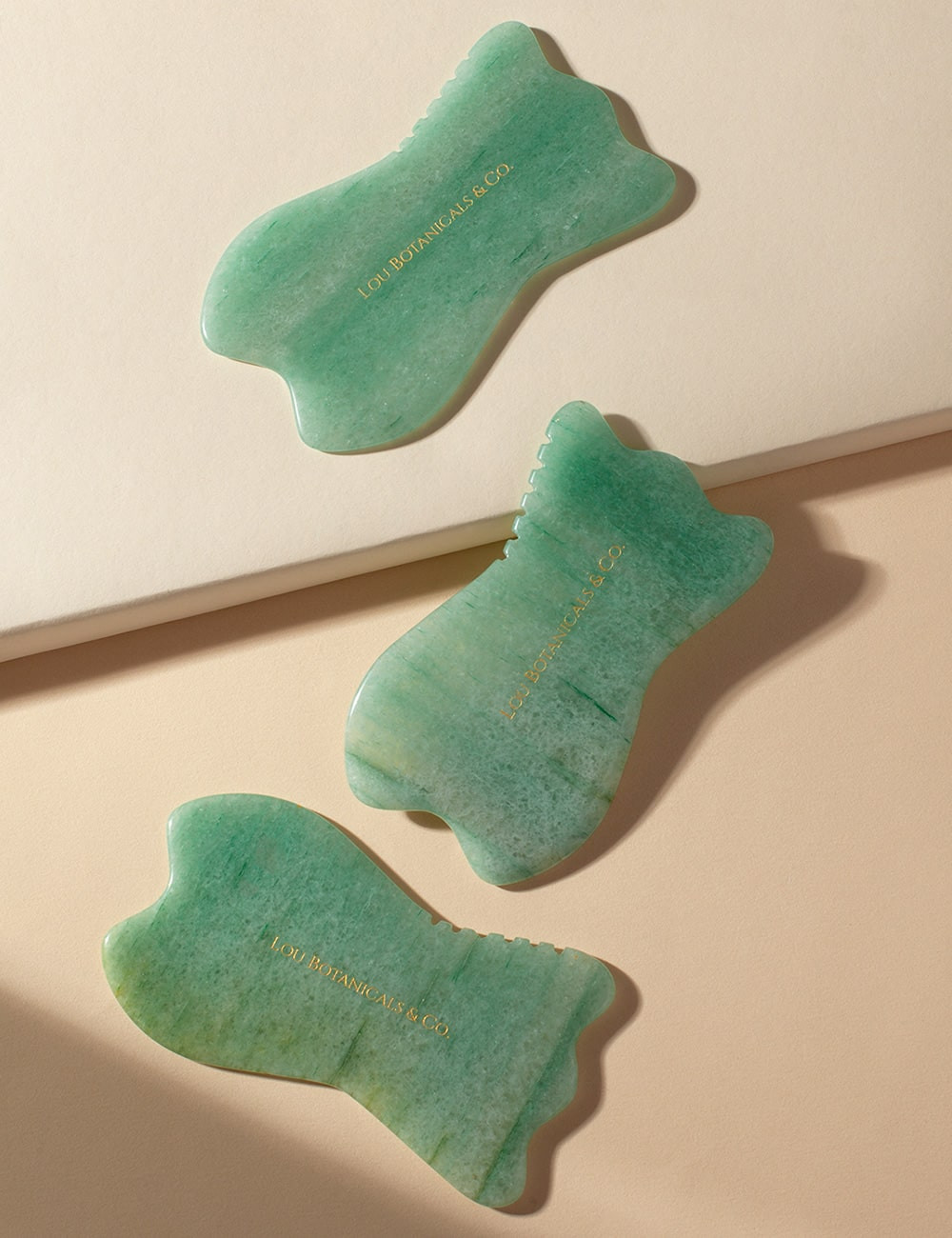 GUA SHA TULIP Green Aventurine + Taller online gratuito